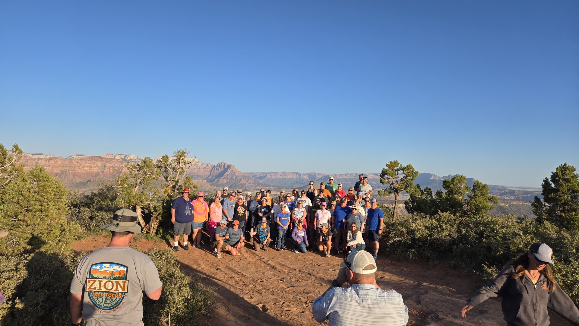 Exploring Zion National Park with Large Group Jeep Tours